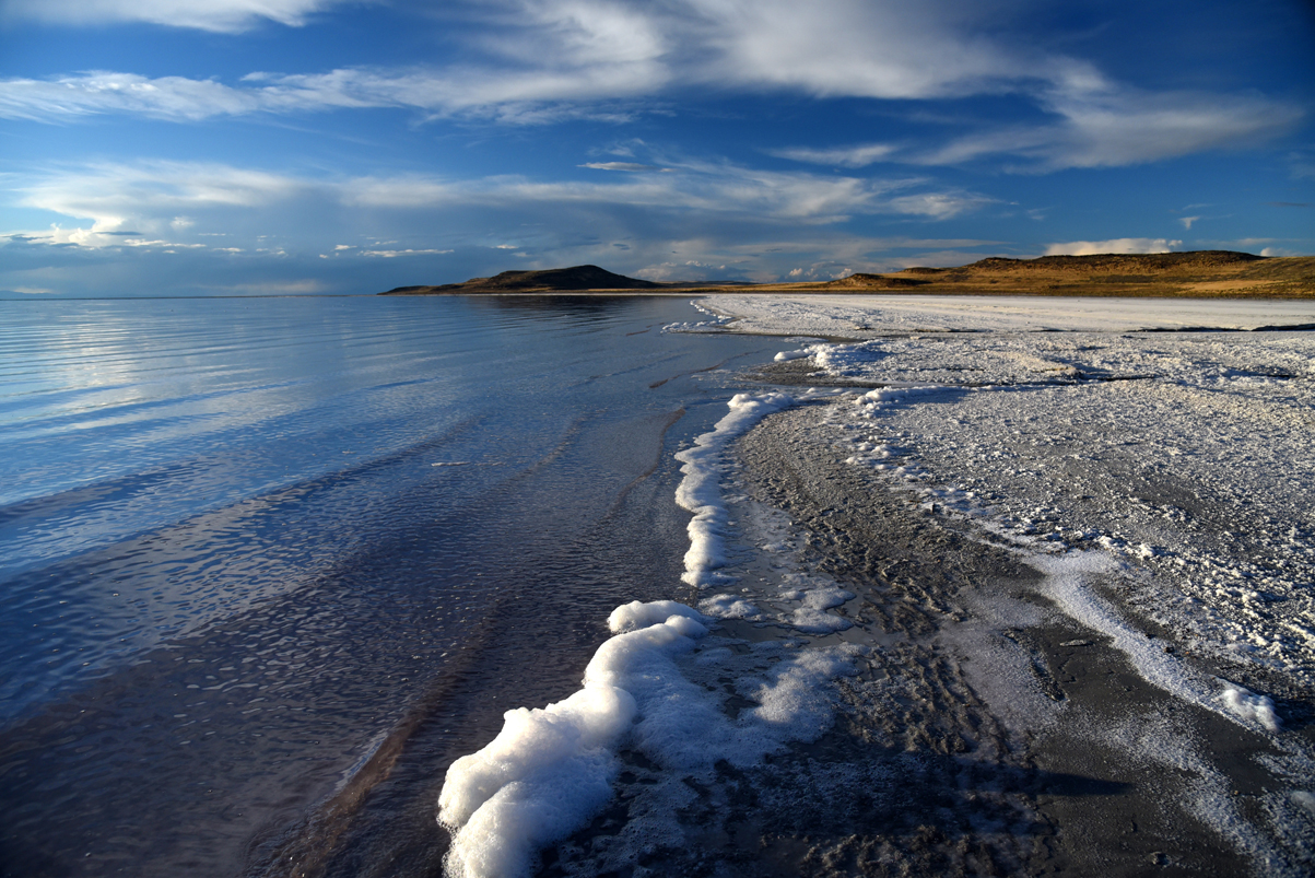 Salt Foam on the Great Salt Lake